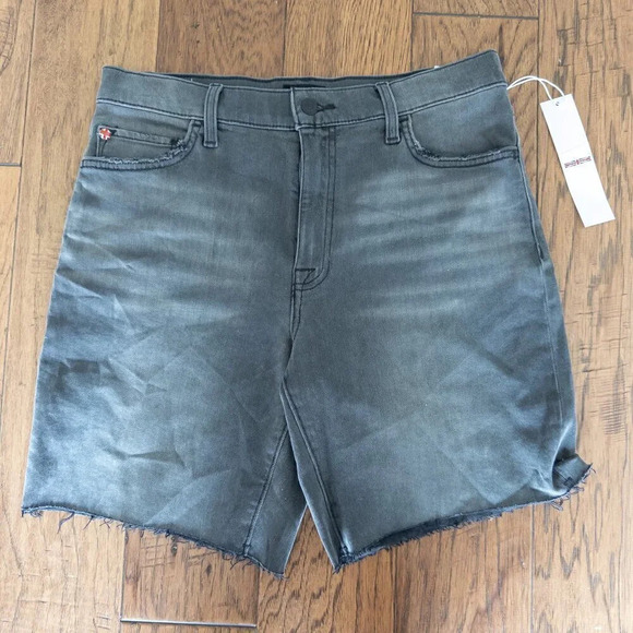 NWT Hudson Jada High Rise Denim Shorts Passage Faded Black 27 - Picture 2 of 6